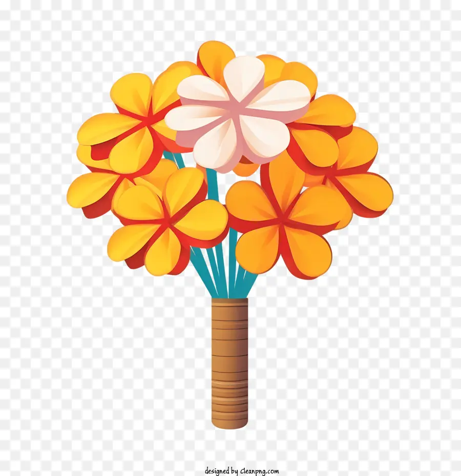 Flor De Plumeria，Flor PNG