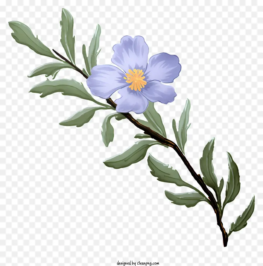 Flor Azul，Flor PNG