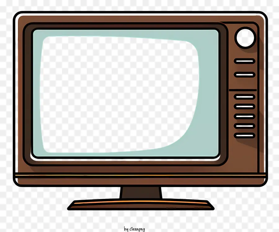 La Televisión，Televisión Marrón PNG