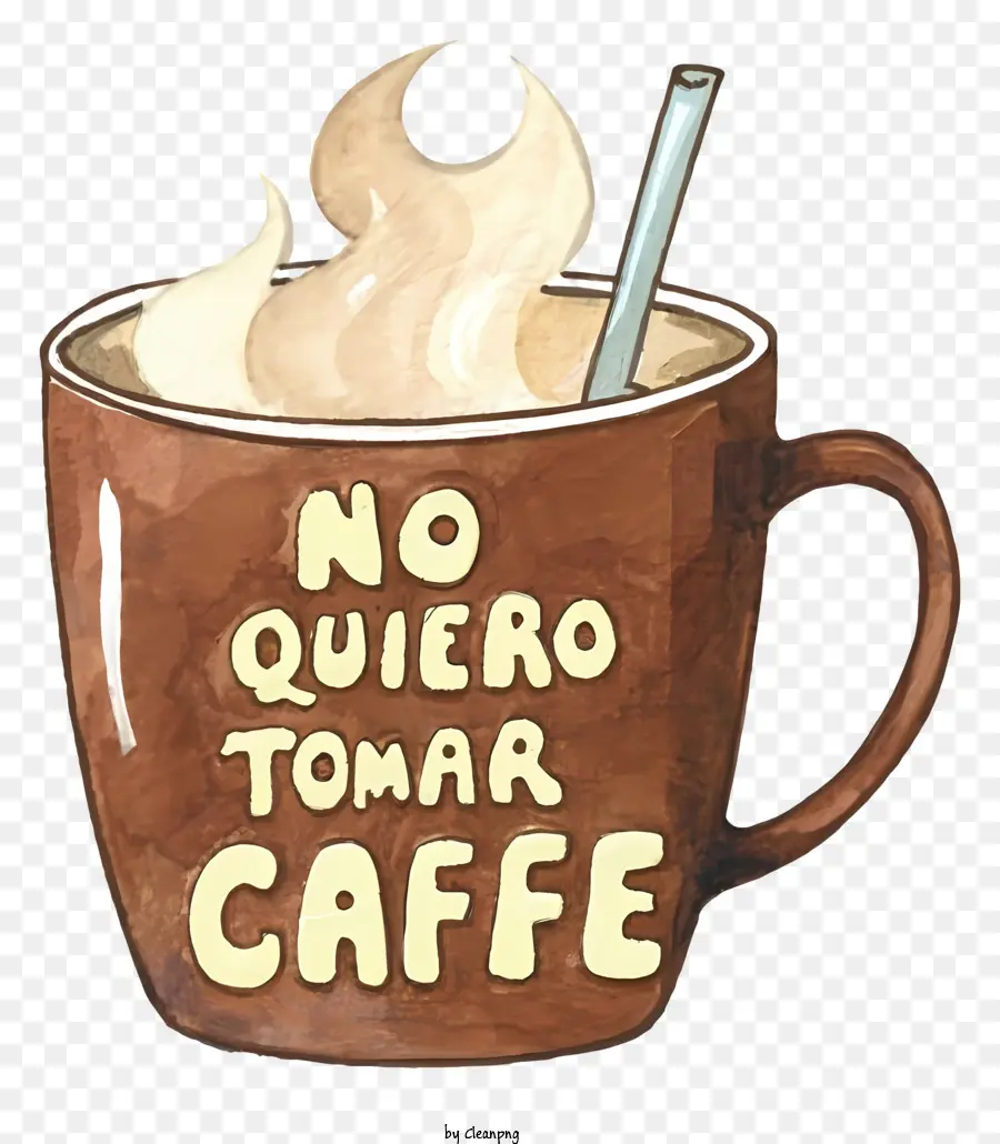 Pintura A La Acuarela，Taza De Chocolate Caliente PNG