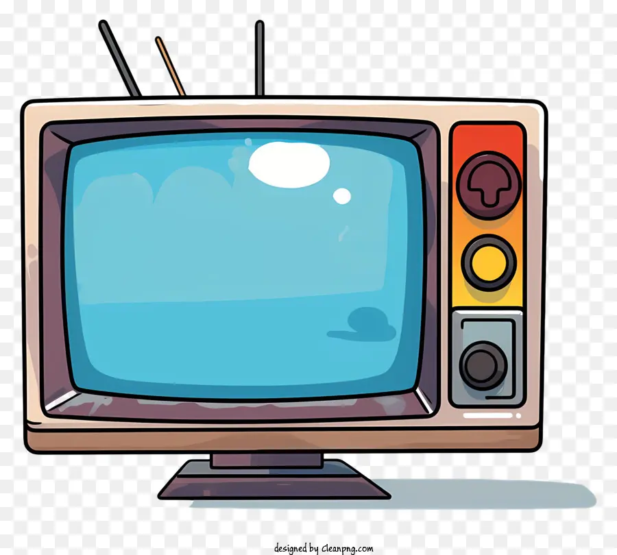 De Dibujos Animados De La Tv，Televisión A La Antigua PNG