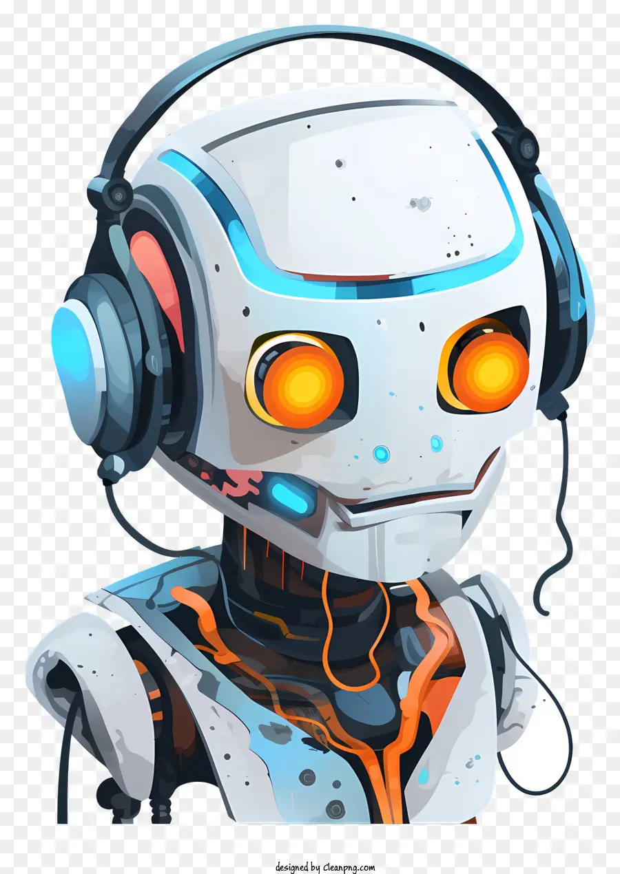 Robot，Auriculares PNG