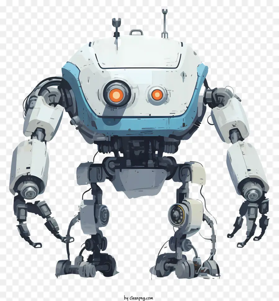 Robot Futurista，Robot De Dos Patas PNG