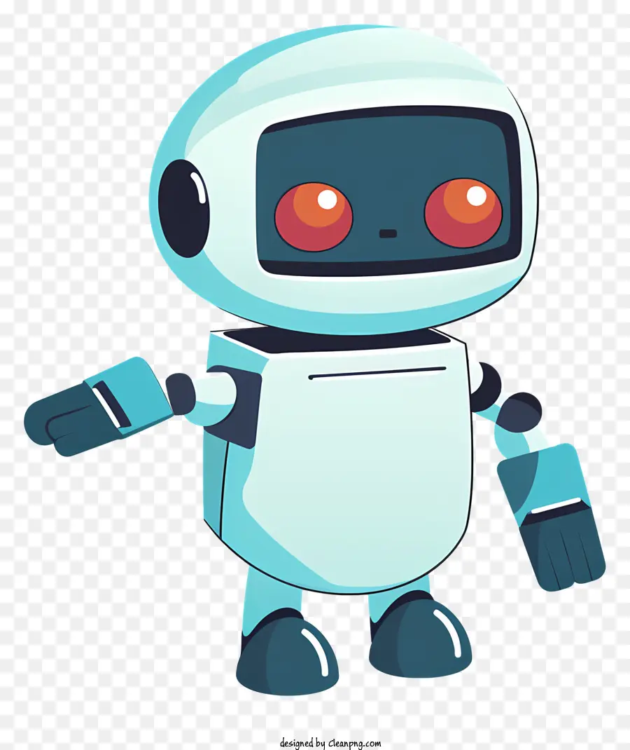 Robot Lindo，Robot De Dibujos Animados PNG