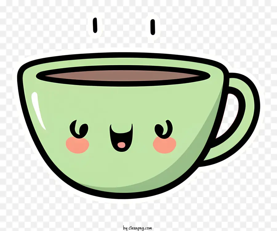 De Dibujos Animados De La Taza De Té，Taza De Té Sonriente PNG