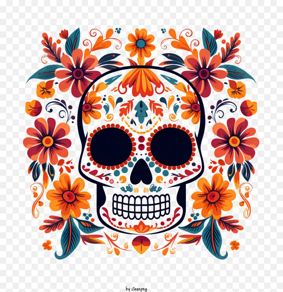 Dia De Muertos，Candy Skull PNG