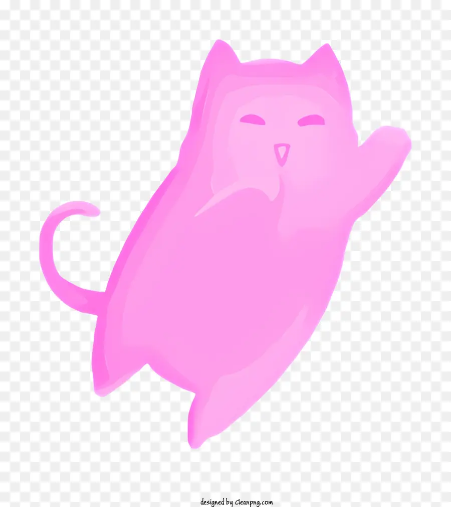 Gato Rosado，Salto De Gato PNG