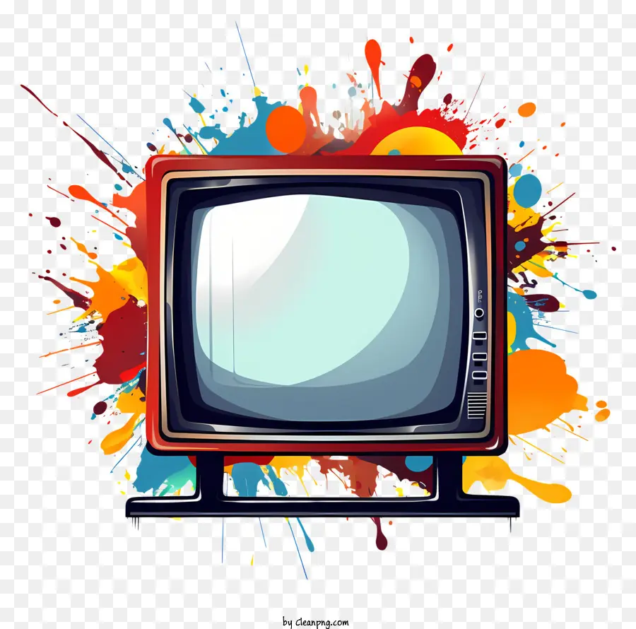 Edad De Televisión，Televisión En Blanco Y Negro PNG