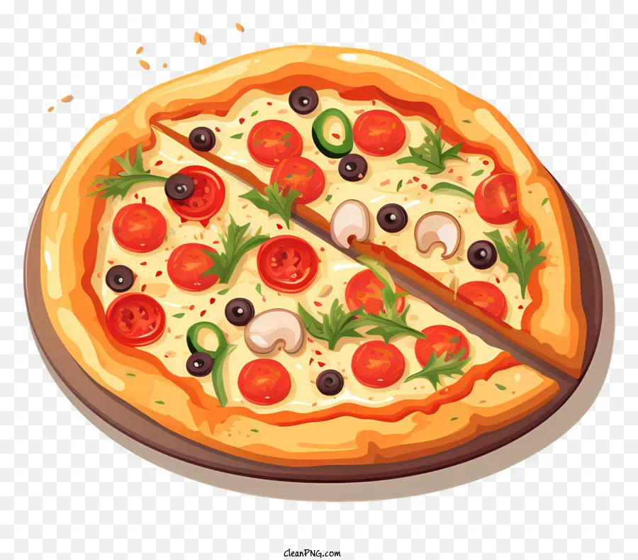 Pizza，Pizza De Peperoni PNG