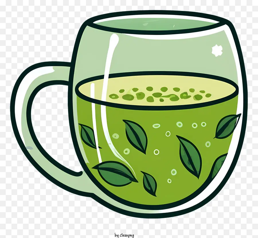 Té Verde，Té De Hierbas PNG