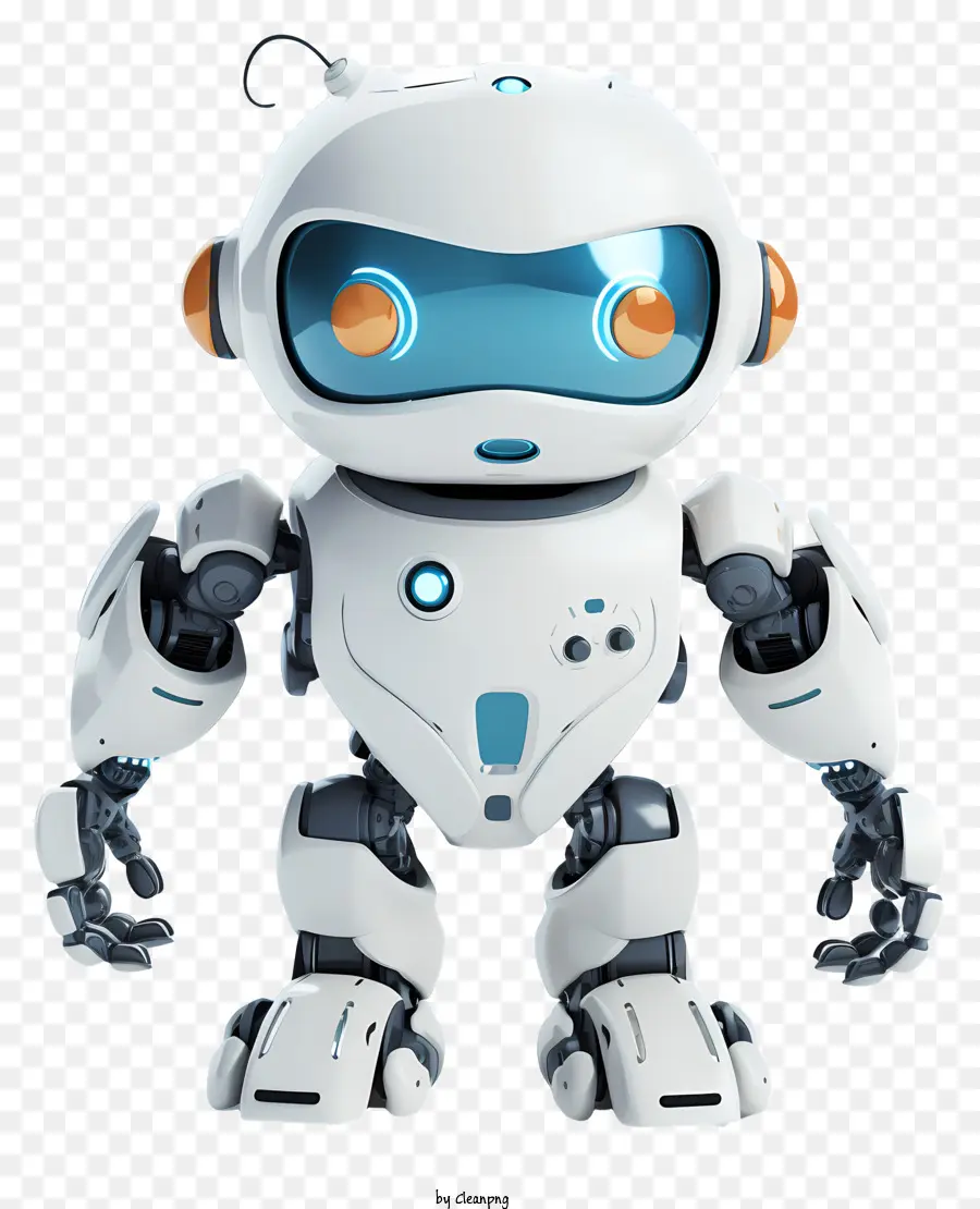 Robot，Plástico Blanco PNG