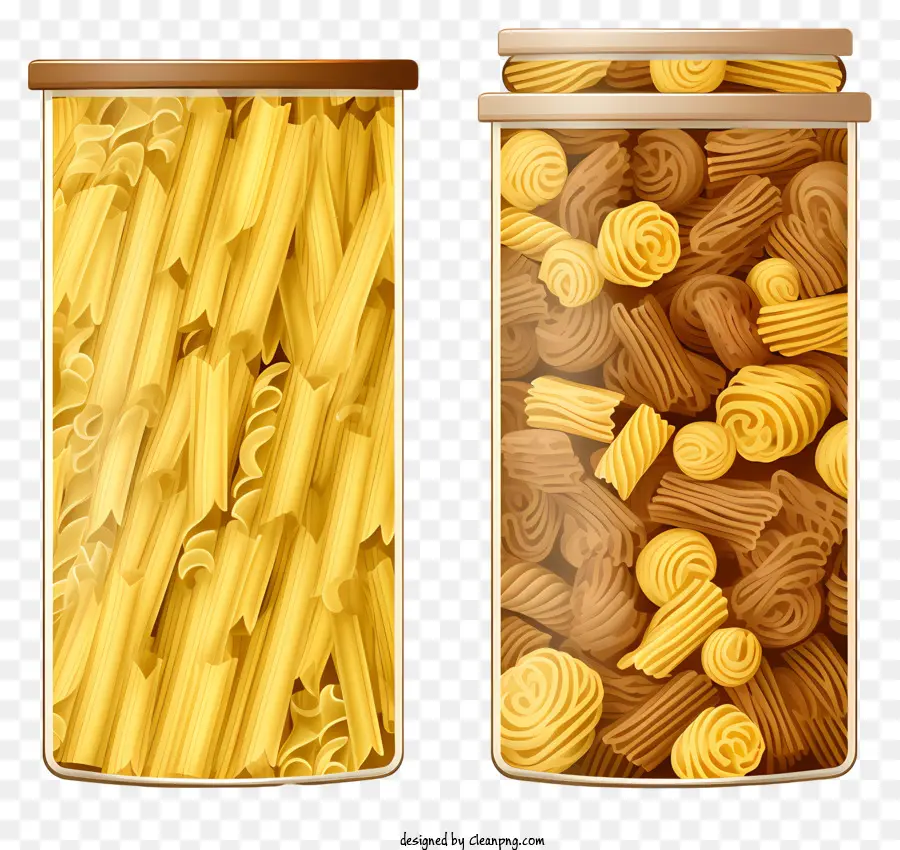 Imagen Vectorial，Tarros De Pasta PNG