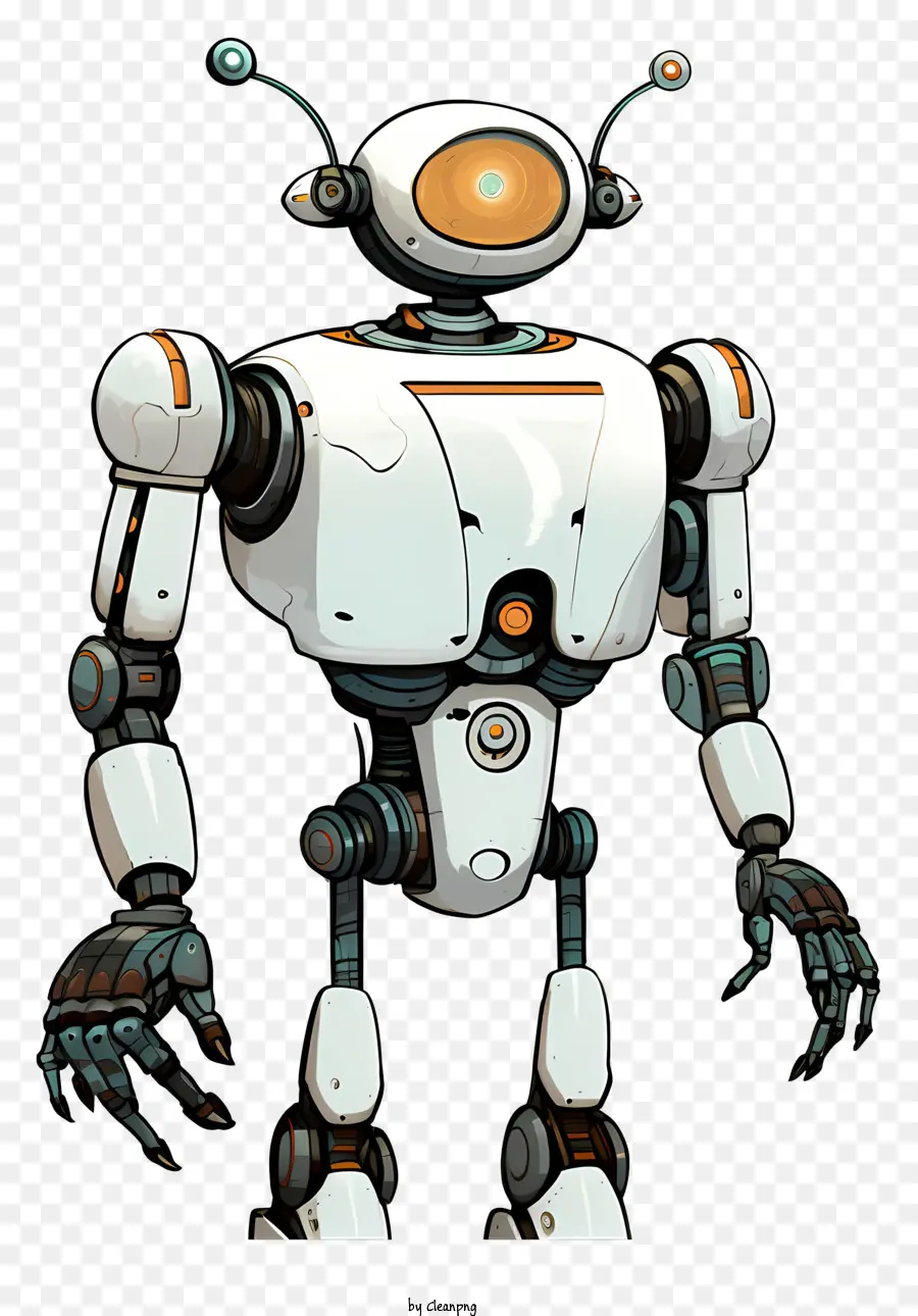 Robot Humanoide，Robot En Movimiento PNG