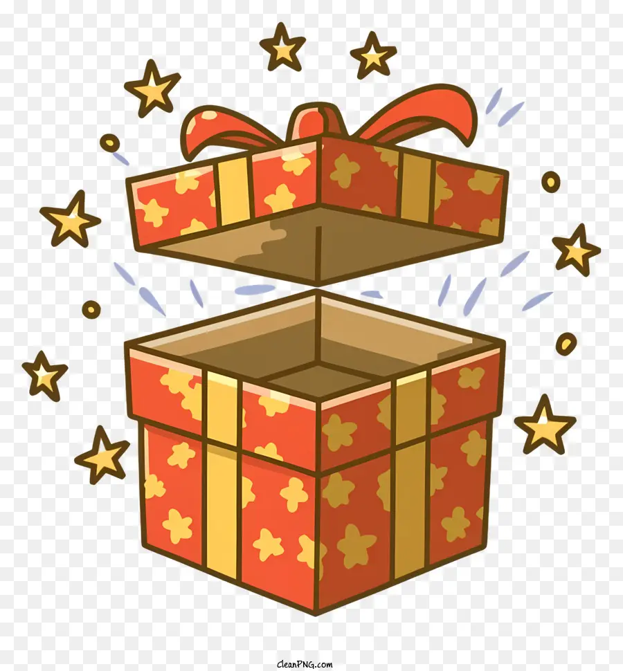 Caja De Regalo Roja，Caja De Regalo PNG