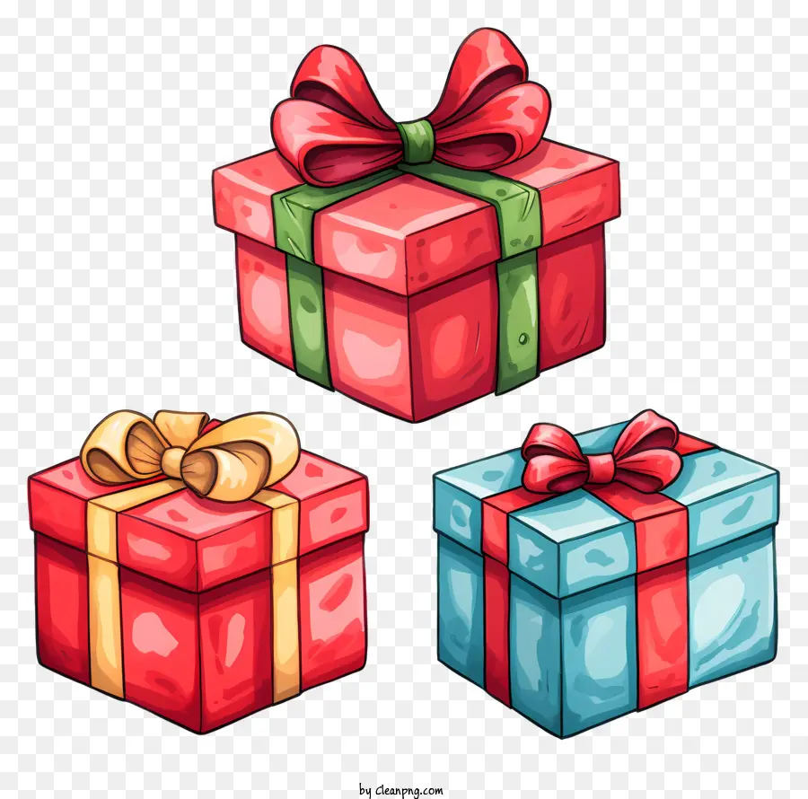 Cajas De Regalo，Papel De Envolver PNG