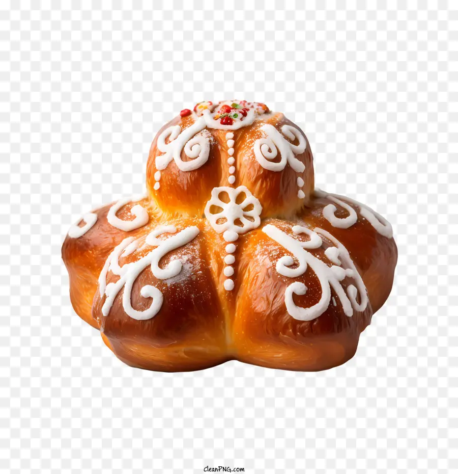 Pan De Muerto，Pan Decorado PNG