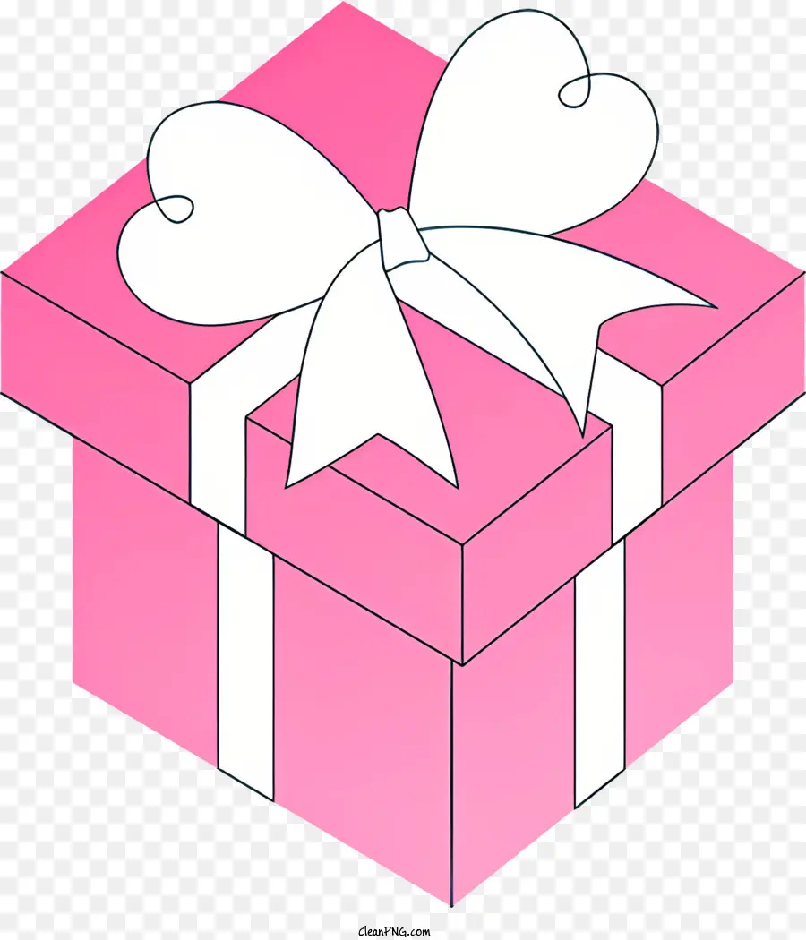 Regalo De Navidad，Caja De Regalo Rosa PNG