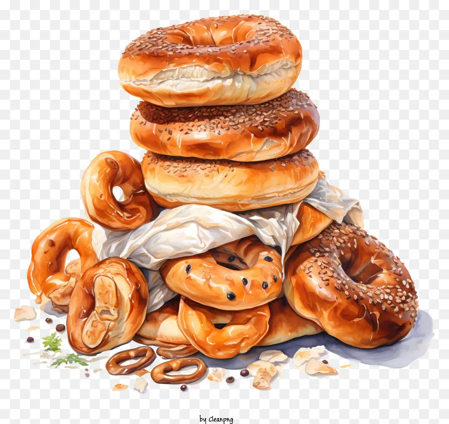 Bagels，Los Cacahuetes PNG