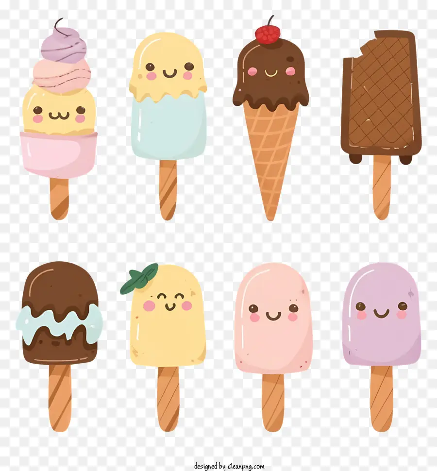 Helado，Conos De Helado Lindos PNG