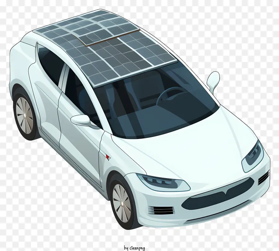 Tesla Modelo 3，Techo De Panel Solar PNG