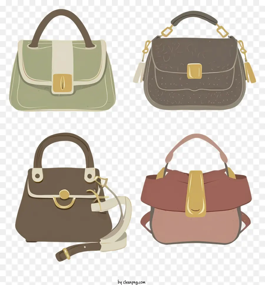 Bolsos De Mano，Colores PNG