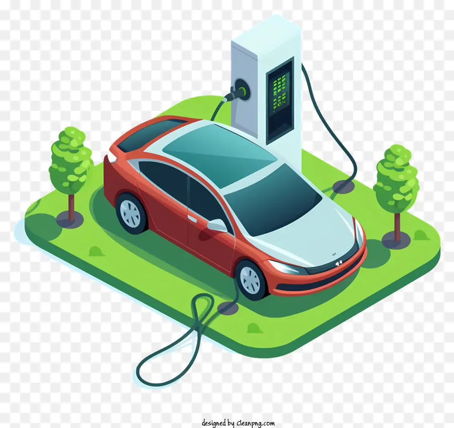 De Carga Del Coche Eléctrico，La Energía Renovable PNG