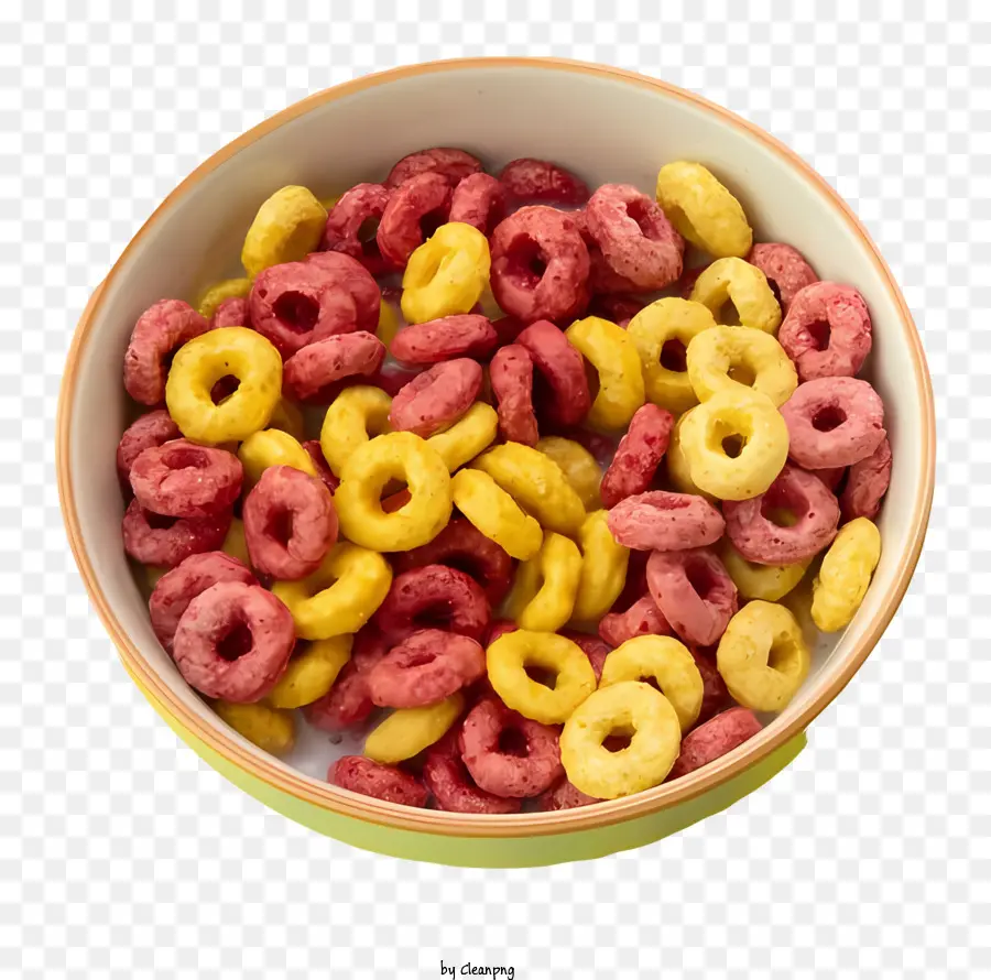 Tazón De Cereal，Círculos Rojas PNG