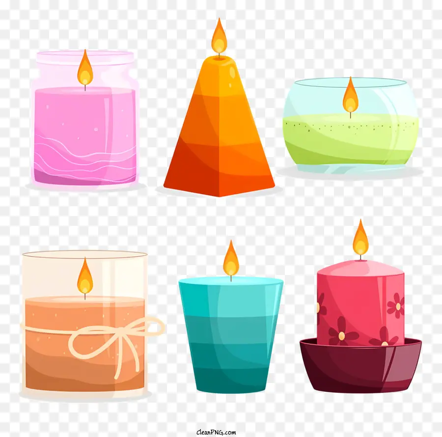 Velas，Velas Coloridas PNG