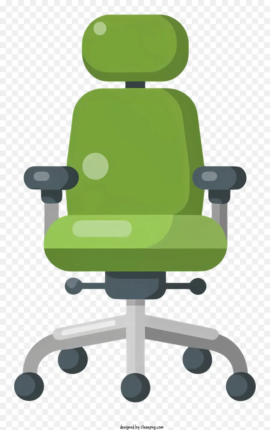 Silla De Oficina Verde，Cómodo PNG