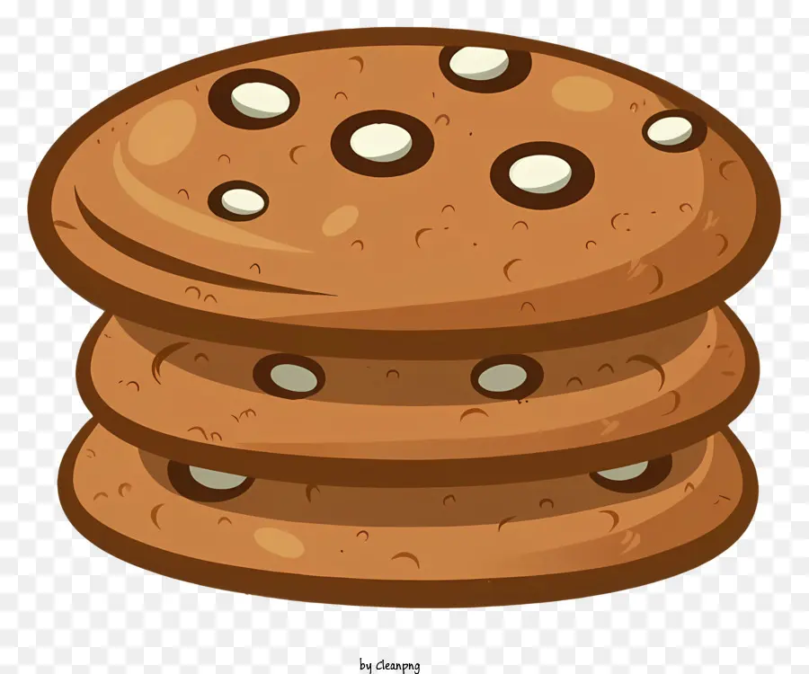 Galletas Con Chispas De Chocolate，De Dibujos Animados De Cookies PNG