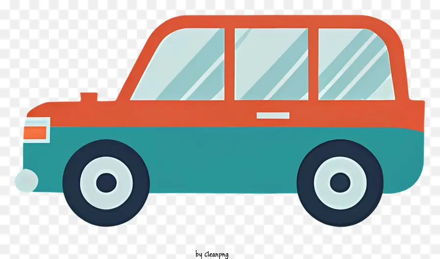 Coche Azul，Orange Coche PNG