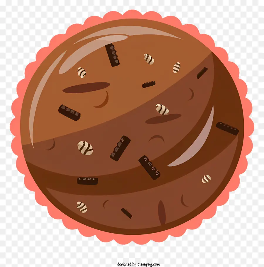 Pastel De Chocolate，Postre PNG