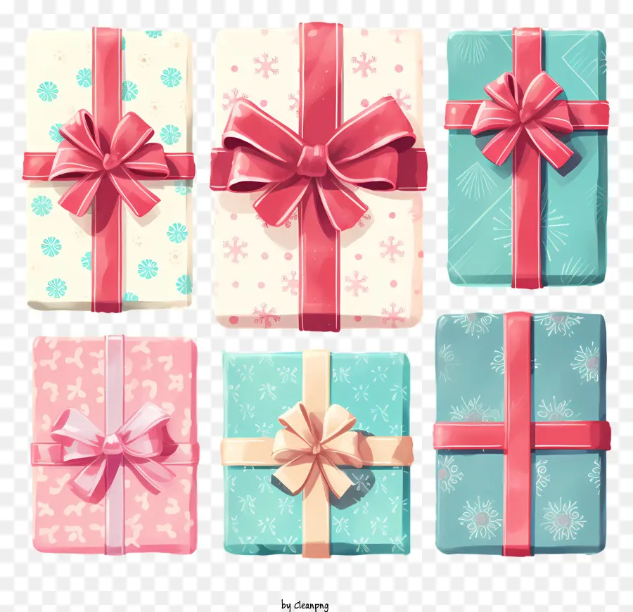 Regalos Envueltos，Cajas De Regalo PNG