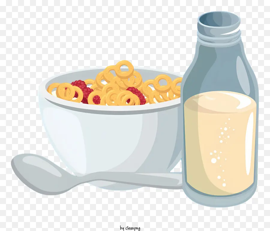 Cereales，La Leche PNG