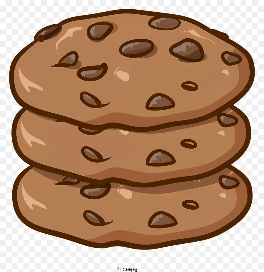 Galletas Con Chispas De Chocolate，Dulzura PNG