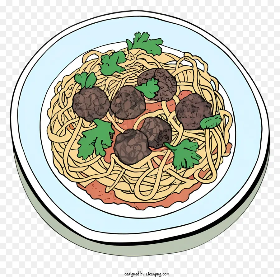 Espaguetis，Albóndigas PNG