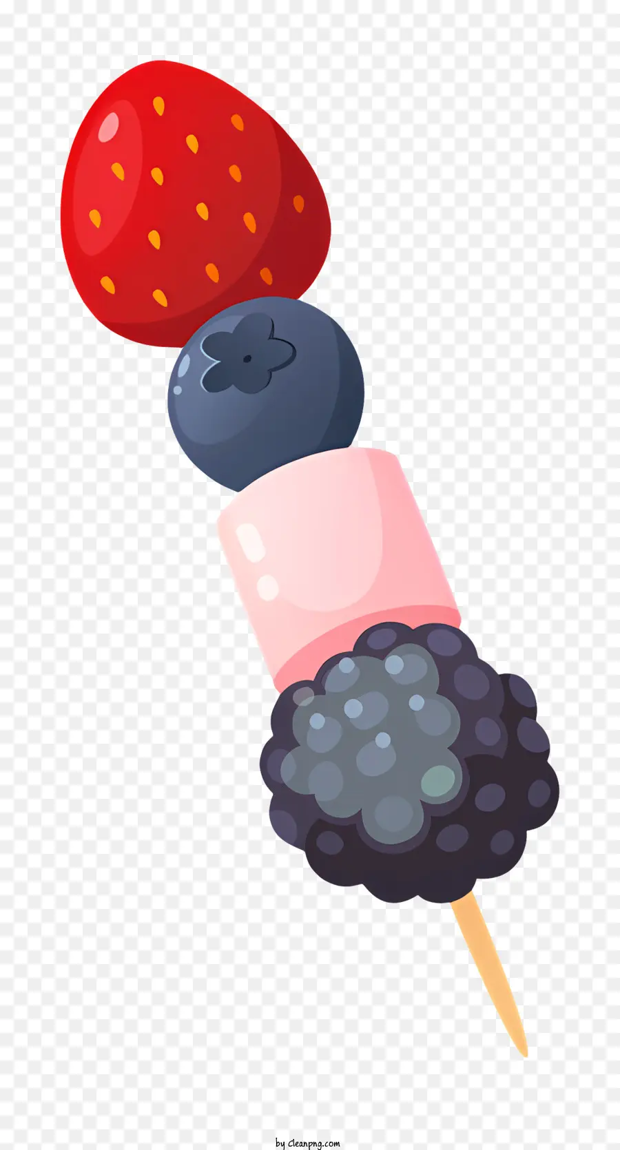 Helado De Fresa，Blueberry Ice Cream PNG