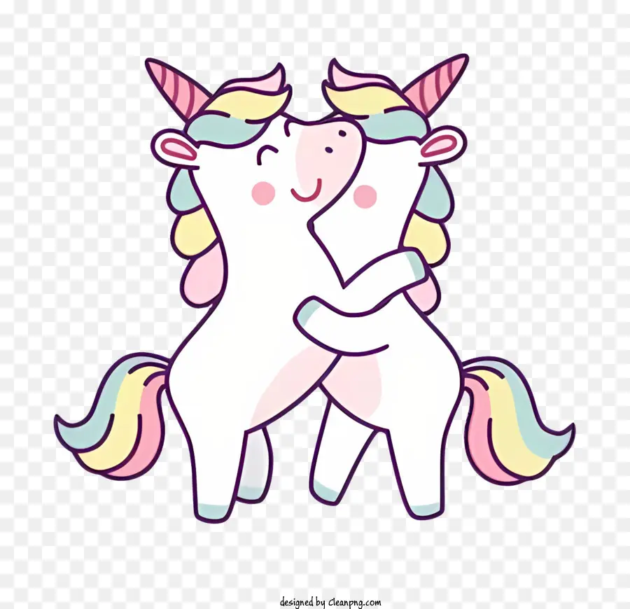 Los Unicornios，Abrazar PNG