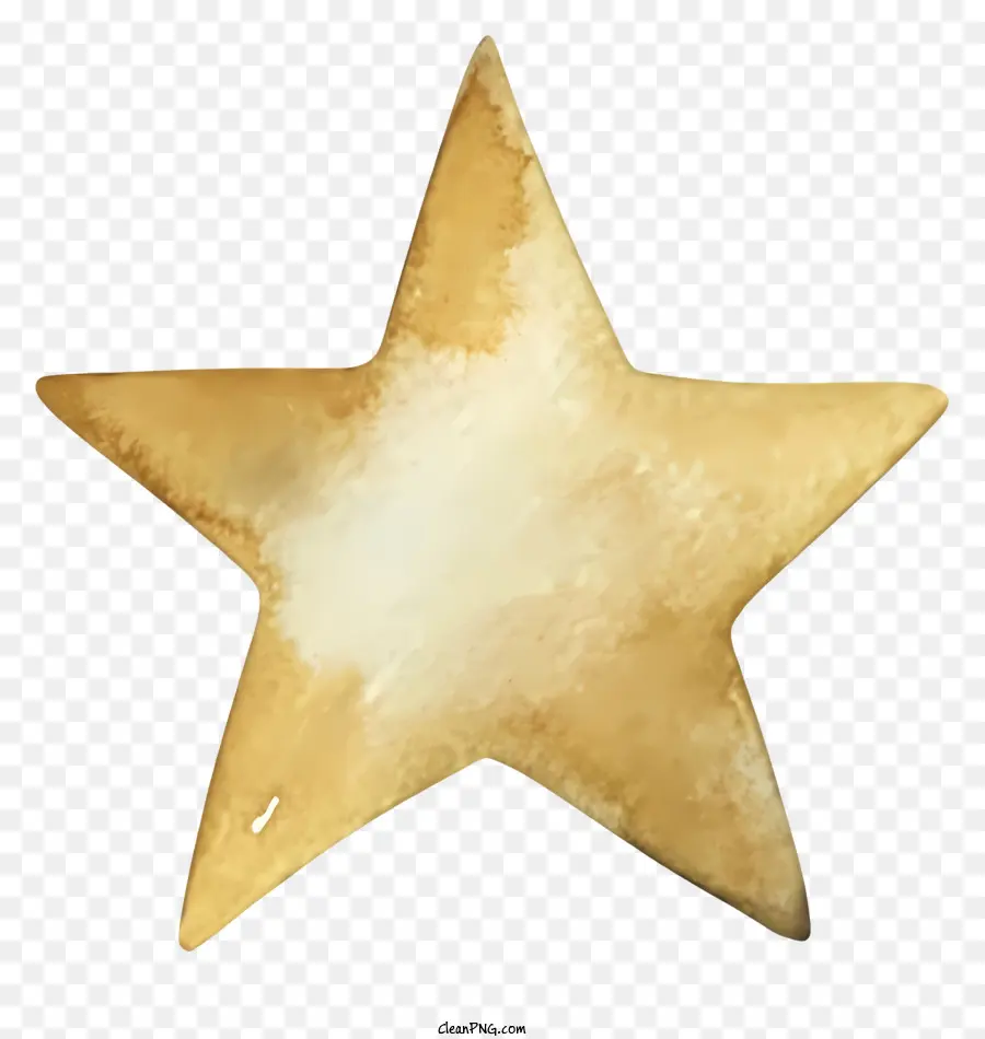 La Estrella De Oro，Manchas De Agua Blanca PNG