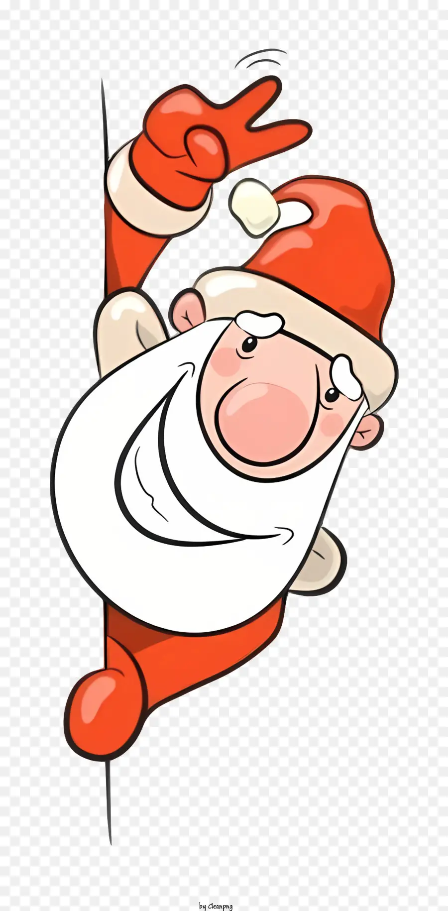 Ilustración De Dibujos Animados，Santa Claus Hat PNG