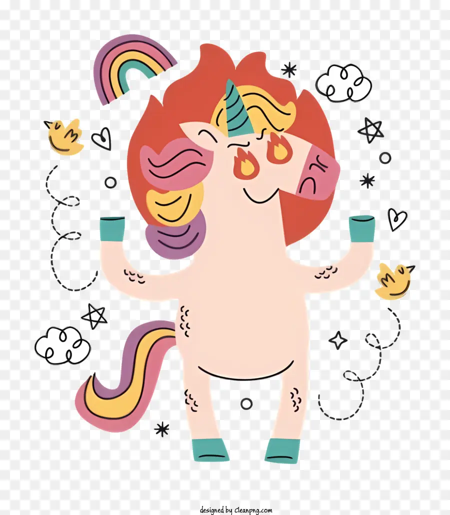 La Historieta，Unicornio PNG