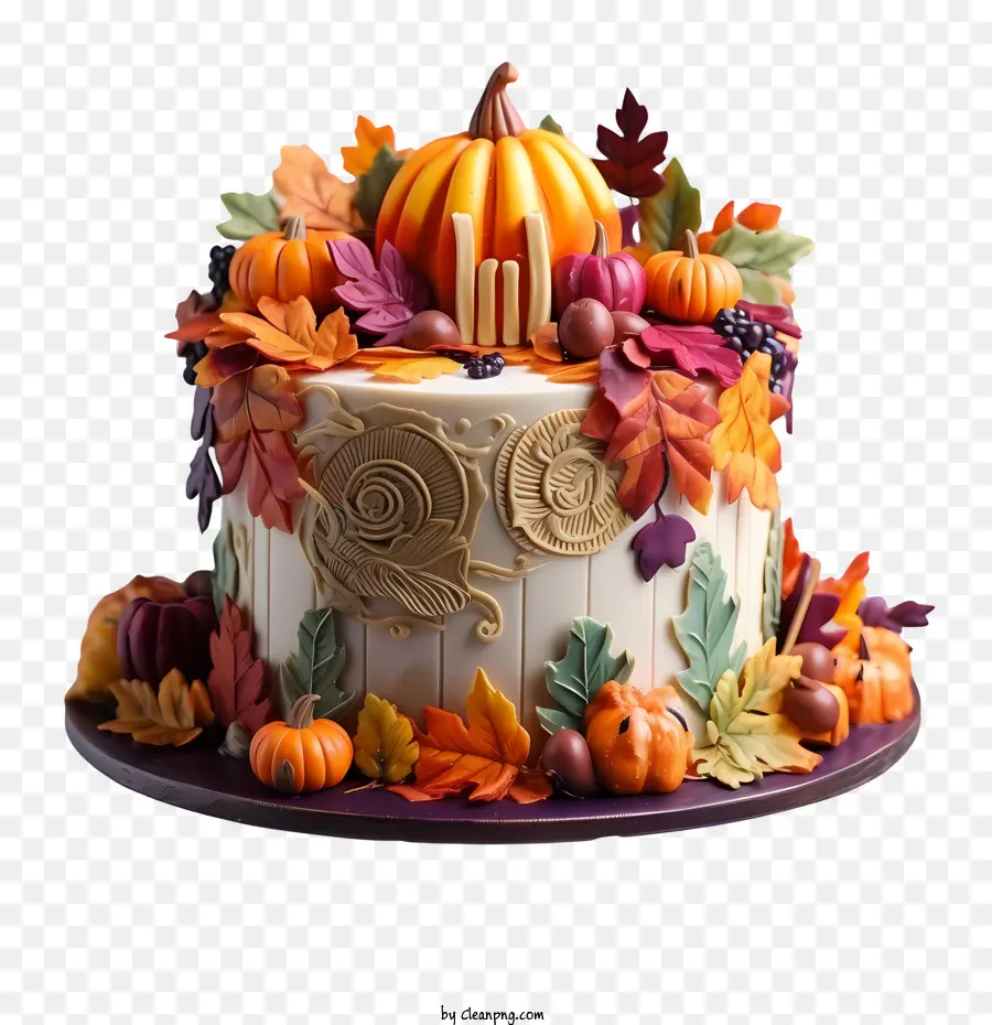 Pastel De Acción De Gracias，Pastel De Halloween PNG