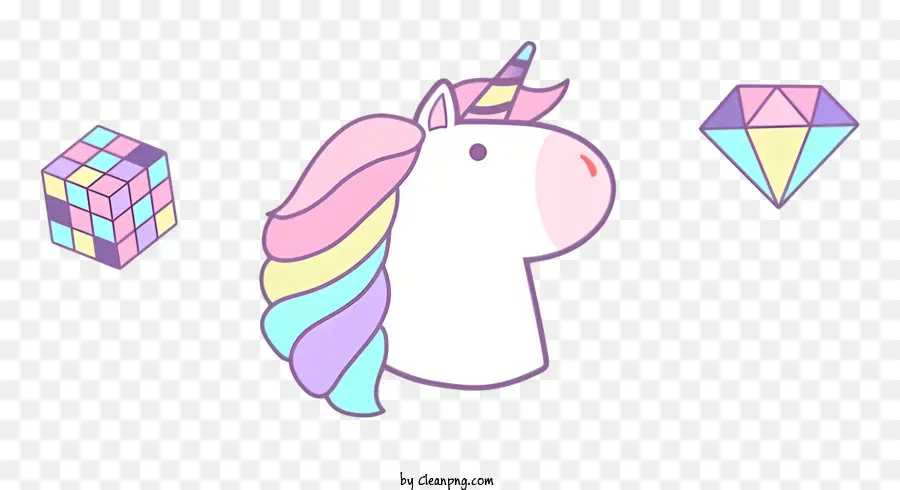 Unicornio，Cabeza De Caballos PNG