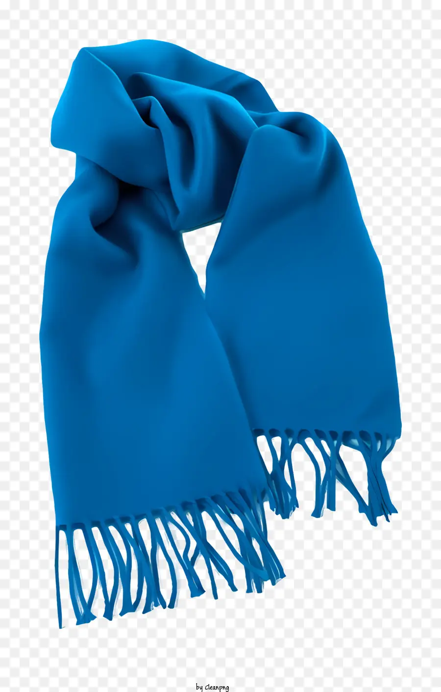 Bufanda Azul，Invierno PNG