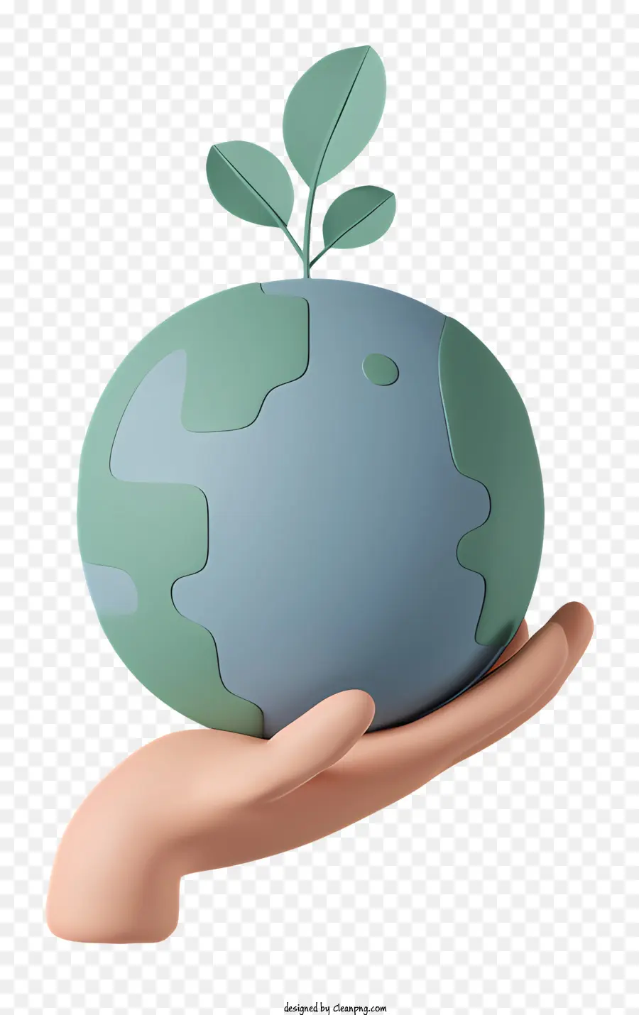 Globo De Retención De Manos，Cultivo De Plantas Desde El Mundo PNG