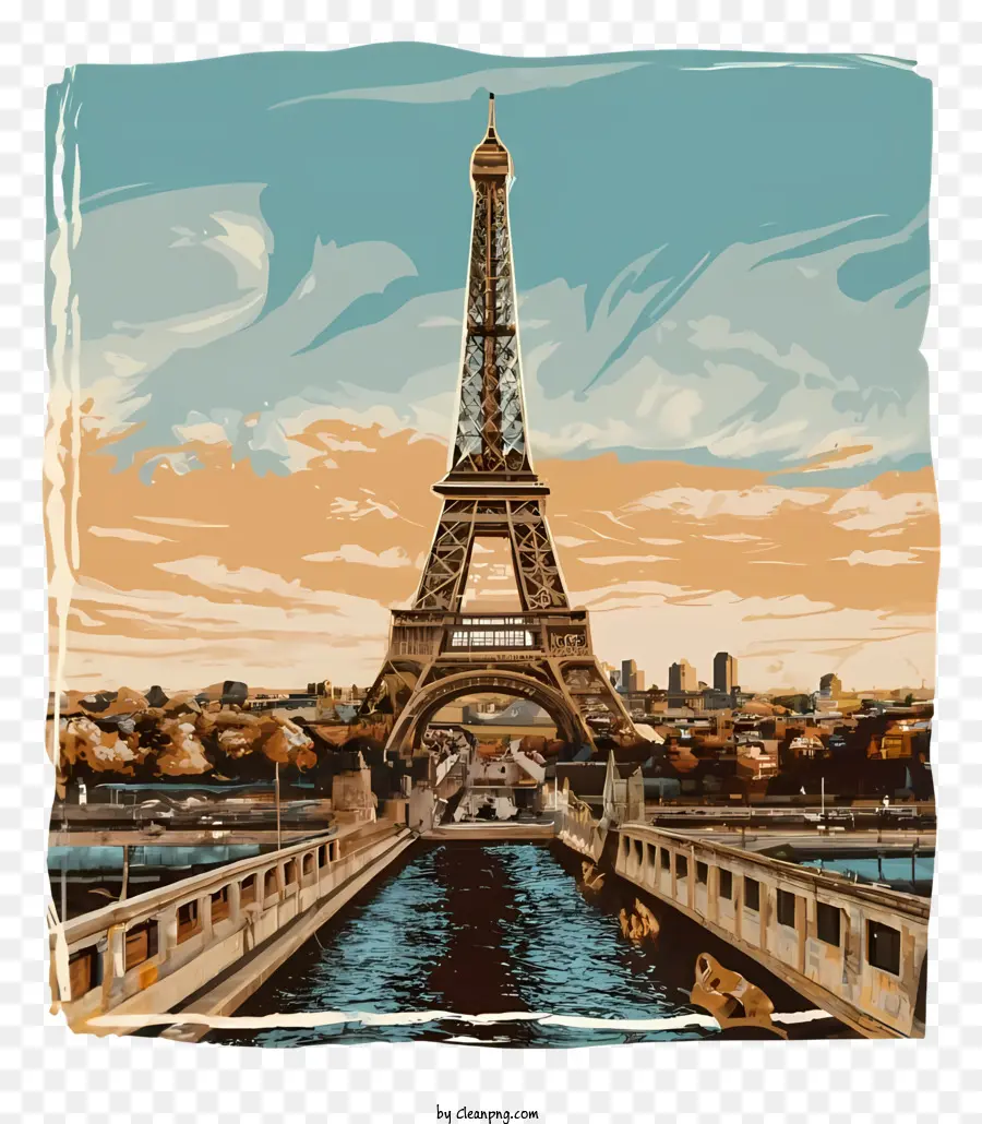 Torre Eiffel，París PNG