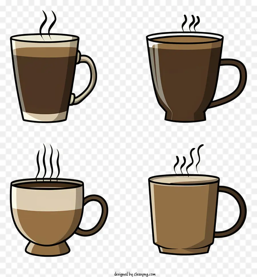 Tazas De Café，Tazas De Café De Vapor PNG