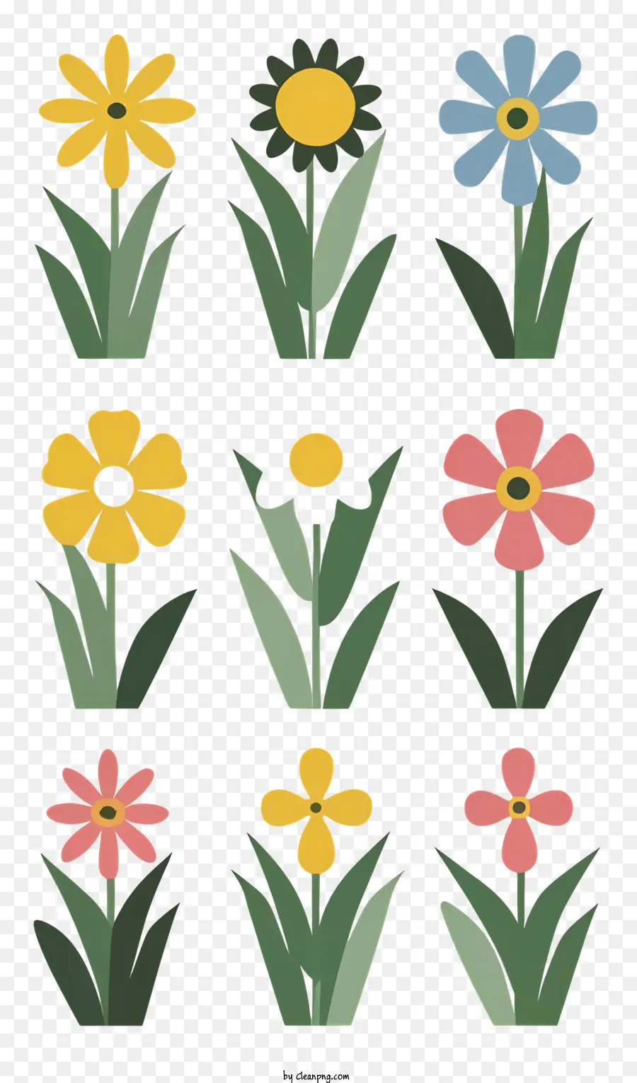 Flores，Amarillo PNG