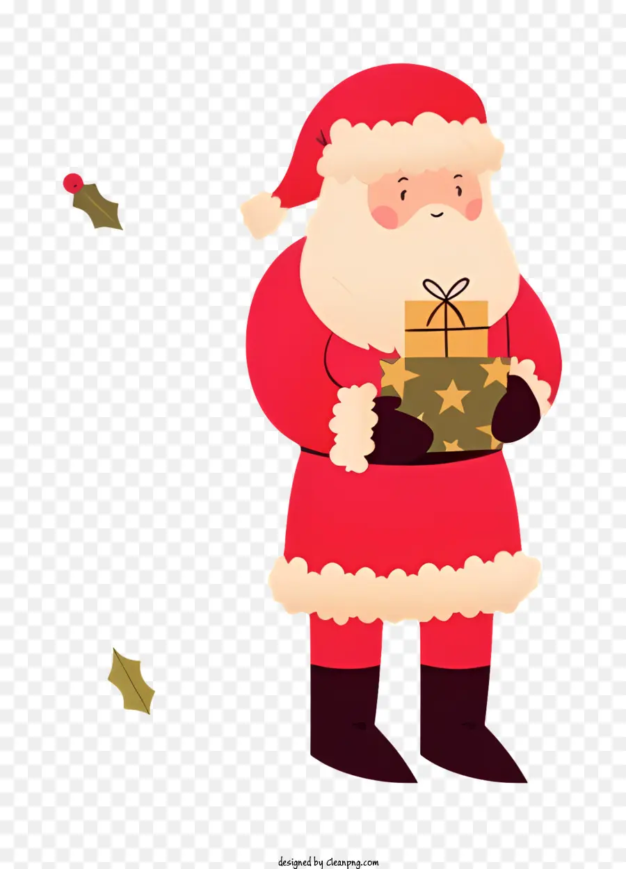 Santa Claus，Envoltorio De Regalo PNG