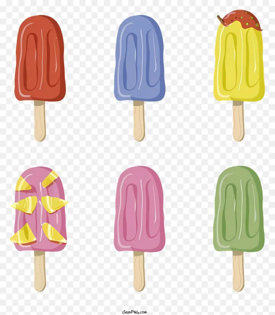 Las Paletas De Helado，Sabores PNG